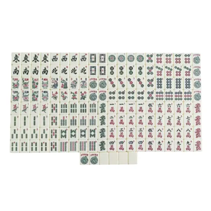 Customised Mahjong USA Singapore Malaysia Hand Rubbed Mahjong Set