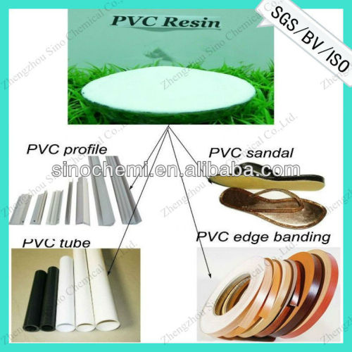 Excellent Plastic Raw Material White Powder PVC Resin K67