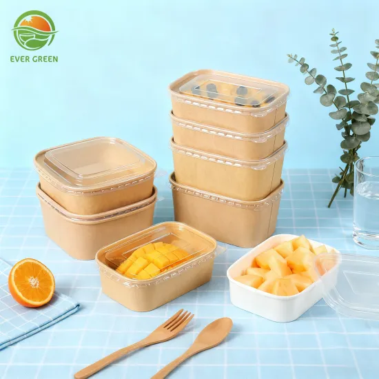 Kraft Paper Takeout Food Container