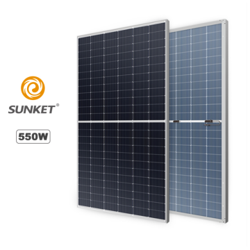 Solar Mono Panel 550W Separuh kecekapan Tinggi