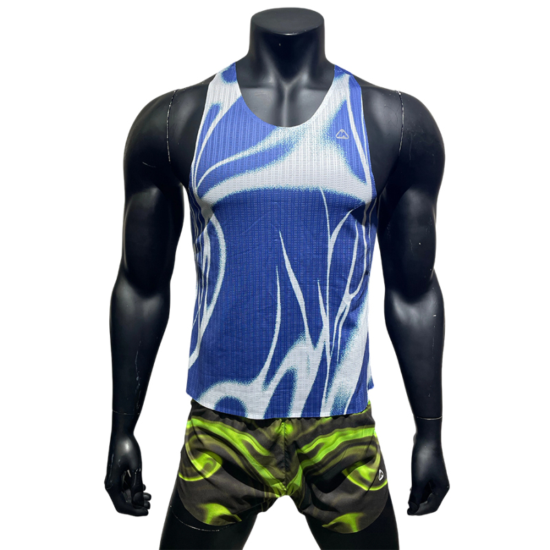 Heat Transfer Printing Running Vest Quick Dry Sports Vest Training Vest