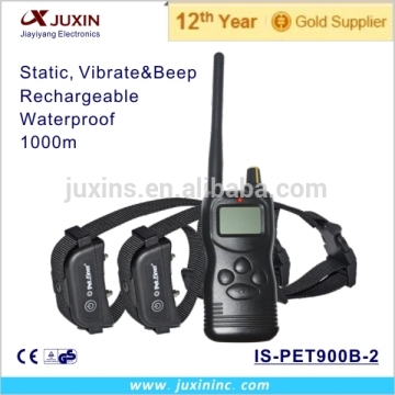 Water Resistant Animal Training E-Collar adjustable Nylon Strap Electronic Shock Collar