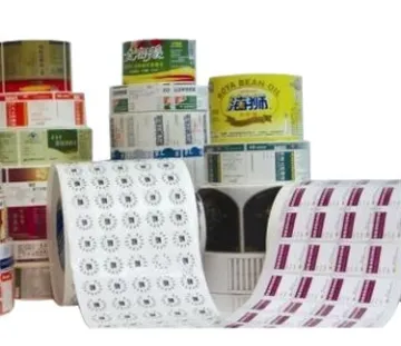 Plain waterproof transparent vinyl sticker paper rolls