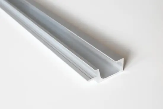 Extruded golden aluminium trim profiles