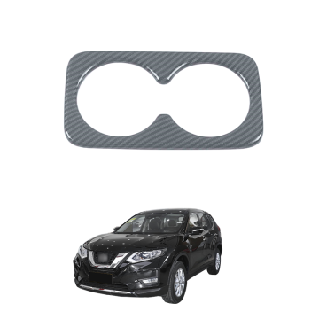 OEM-Kfz-ABS-Kohlefaser-Innenbereich für 2022 Nissan X-Trail Heckabfluss Tasse Dekoration