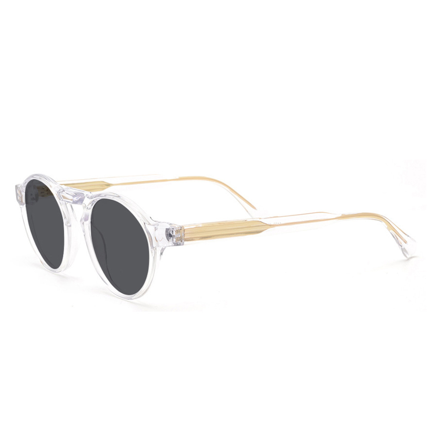 Retro Fashion Thick Acetate Sunglasses