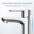 Modern 304 Stainless Steel Hot Cold Basin Faucet