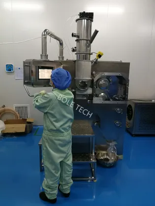 Probiotics roller compactor granulator Dry granulation
