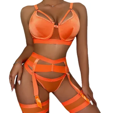 Private Label Luxury 4 Piece Plus Size 4XL Lingerie Set for Women