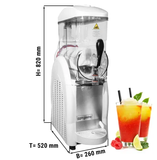 Space 2 Bowls Slush Machine Granita Margarita Machine for Canteen with CE