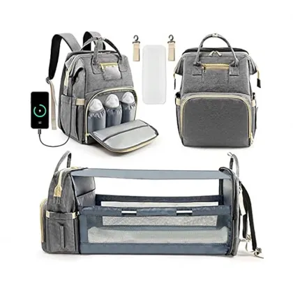 Free Sample Waterproof Travel Multifunctional Daddy Baby Diaper Backpack