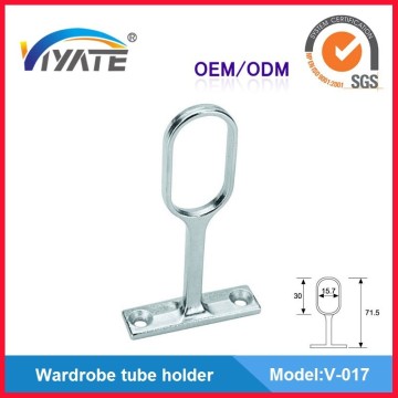 Wardrobe tube support wardrobe rod holder Clothes rod holder