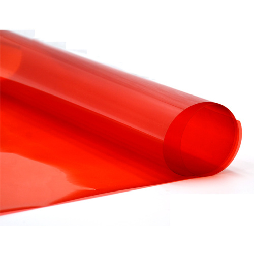 Ecoedge Transparent Red Premium Quality Printing PVC Roll Prints