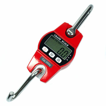 Mini Digital Hanging Crane Scale 300kg/660lbs Portable Hoist LCD for Hunting
