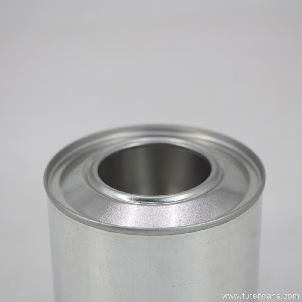 Round metal industrial paint glue packing tin cans