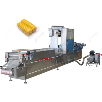 Automatisk sockermajs cob termoforming vakuumförpackningsmaskin