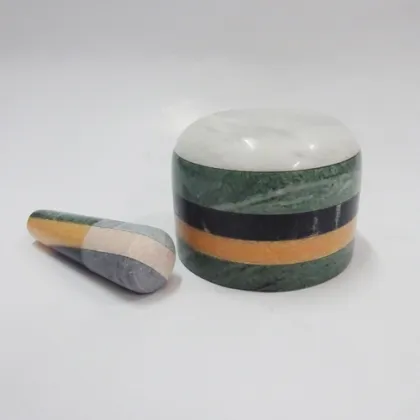 Colorful Marble HERB GRINDER HERB AND SPICE TOOL
