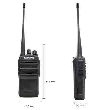 Dernière Ecome ET-90 5 km UHF Walkie Talkie longue Radio 5W Two Way Radio 2PCS