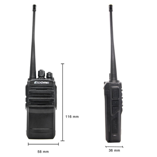 Último Ecome ET-90 5km UHF Walkie Talkie Long Range 5W Two Way Radio 2pcs