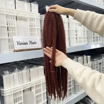 Vivian-style Hair Extensions: Soft Big Afro, Kinky Curly Marley Twist, and Braiding Crochet Braids for Wick