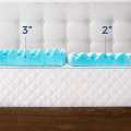 Design de fluxo de ar em gel de resfriamento de memória colchão de colchão de colchão