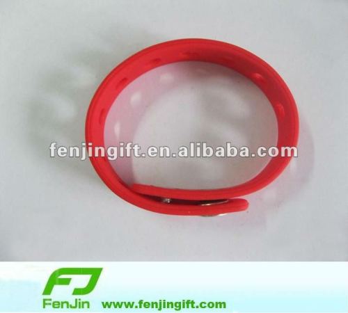 rubber charms silicone slide bracelets