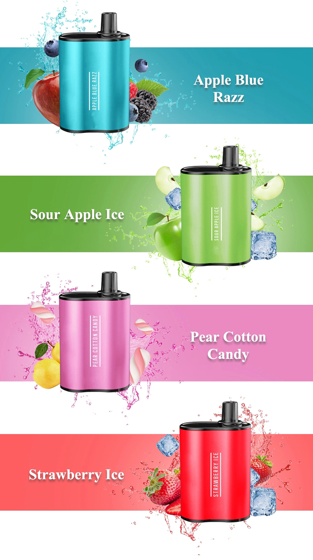 البيع الساخن Banana Ice 5000 Puffs Vape Pod