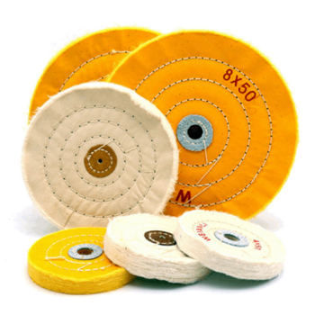 Roda logam roda penggilap kain