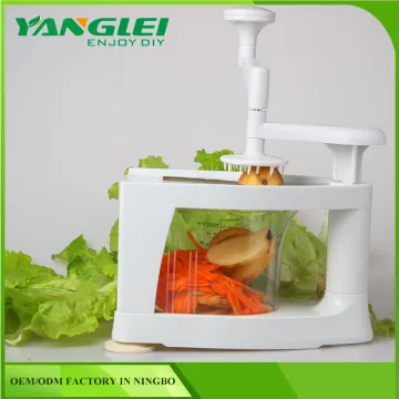 Chinese Supplier Best Selling Handy Spiral-ultra 4-blade Spiralizer,8 in 1 Spiral Vegetable Slicer
