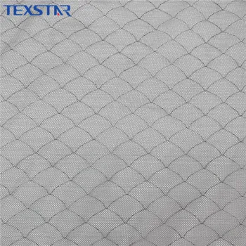 Silver Shiny Tulle Metal Mesh Fabric for Clothing