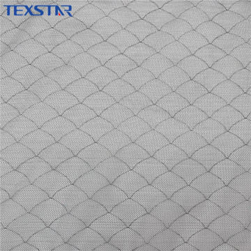 Silver Shiny Tulle Metal Mesh Fabric for Clothing