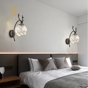 Artistic hotel corridor wall mounted lamp