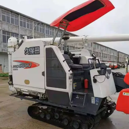 India Kubota 688Q Combine Harvester: Reliable Engine and Gearbox for Farms