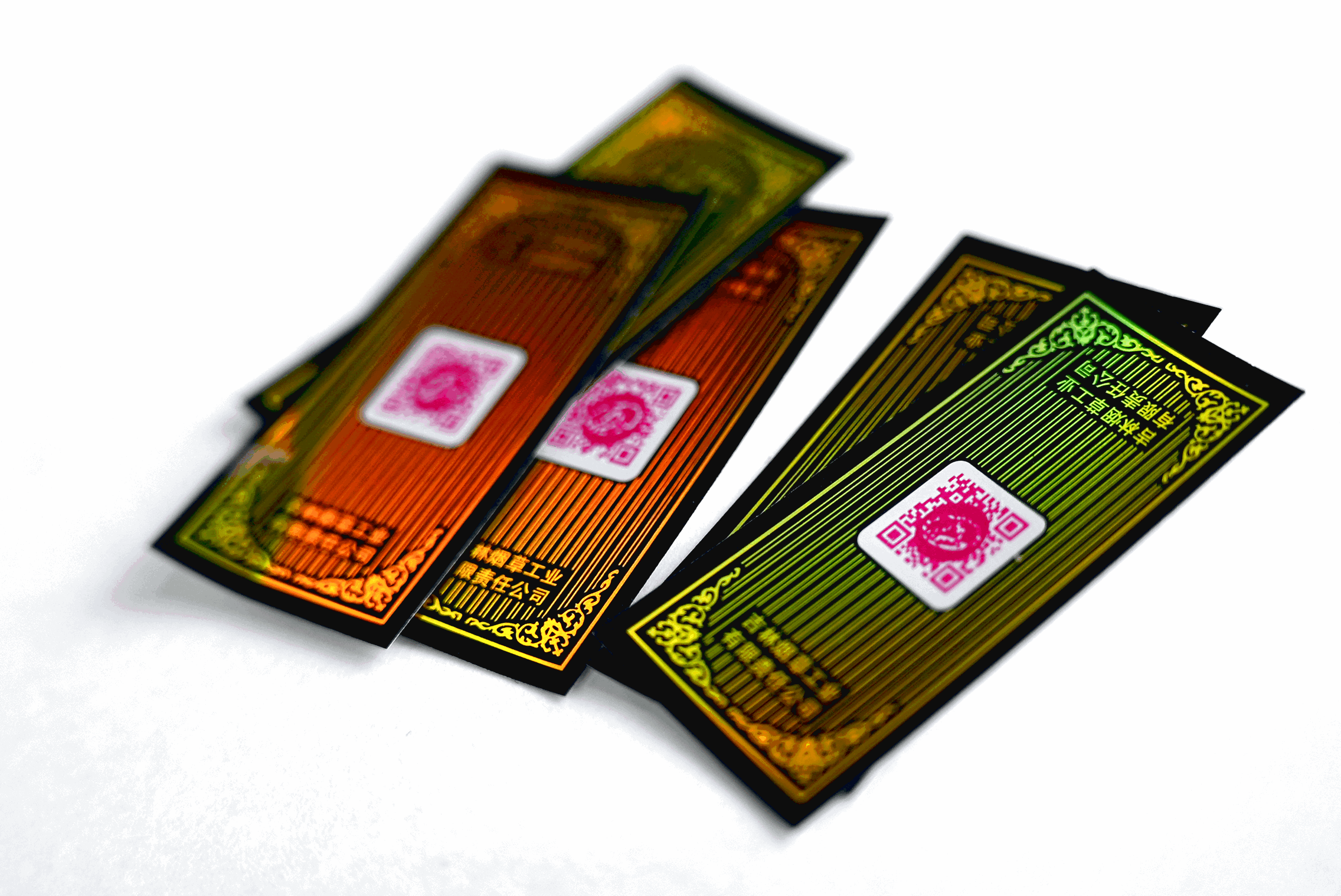Anti counterfeiting QR code label