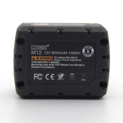 12V Milwaukee Compatible Battery with LED Indicator, 4Ah for Electric Drills