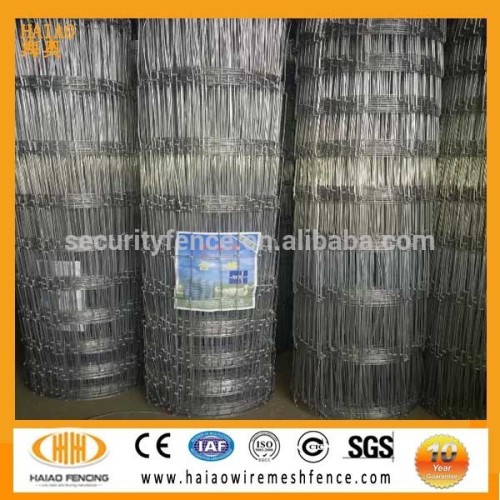 (ISO9001)Made in China hot dip galfan,galvanized livestock field fence supplier