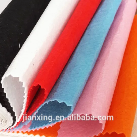 Non woven polyester embroidery needle felt for apparel