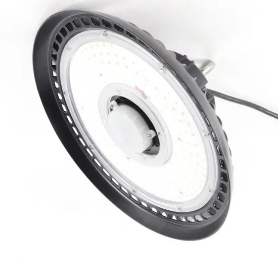 High-Quality Outdoor Waterproof IP65 Work Light: 150W Dimmable UFO High Bay Lighting Fixture for Workshops and Warehouses