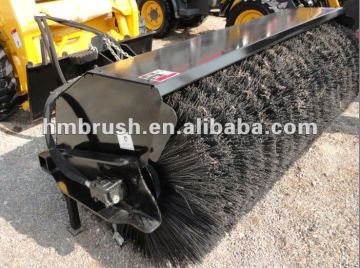 Mixed bristle road snow brush