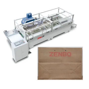 Kraft Paper Bag Bottom Gluing and Sealing Machine ZB50B