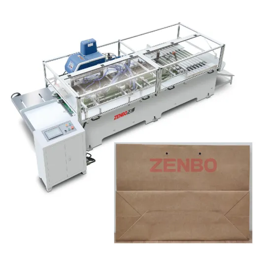 Kraft Paper Bag Bottom Gluing and Sealing Machine ZB50B