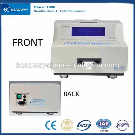 Helicobacter pylori bacteria detection laboratory equipment for gastroenterology
