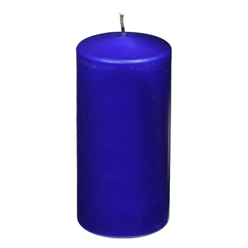  Cera de parafina perfumada sin humo de 2.5 x 3 pulgadas, vela  de pilar alto púrpura para decoración, paquete de 2 : Hogar y Cocina