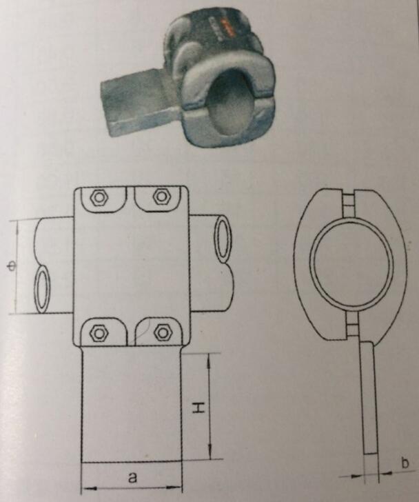 Tubular Bus-bar MGT T-connector