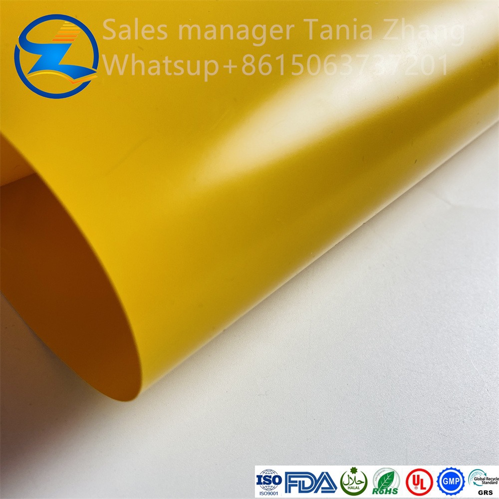 High Quality Customizable Yellow Pvc Film Packaging Material8 Jpg