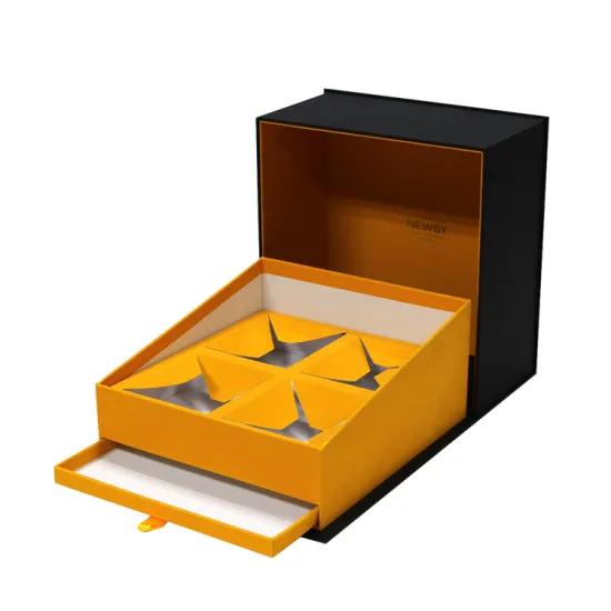 Deluxe Custom Tea Bags Cardboard Magnetic Packaging Box