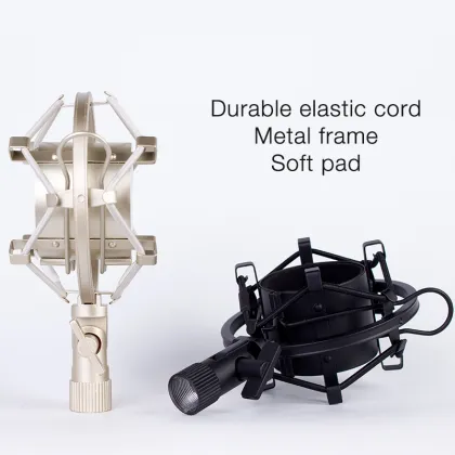Metal Professional Broadcasting Microphone Shock Mount for Condenser Microphones - MS052W