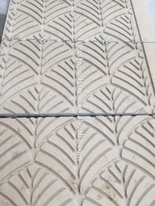 Jura beige marble caving for wall cladding