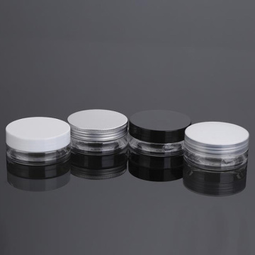 50ml Transparent Food Grade PET Jar for Cosmetics and Creams