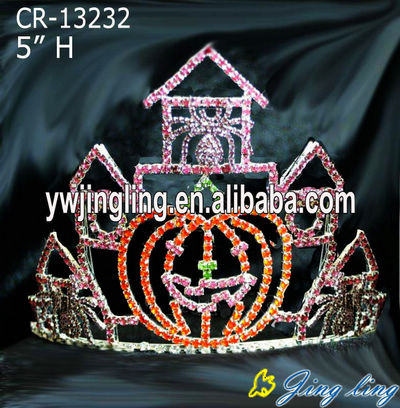 Holiday Custom Pumpkin Castle Pageant Crowns